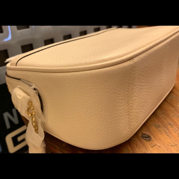 COACH Isla Chain Crossbody Bag Chalk/Light Gold - Picture 8 of 8